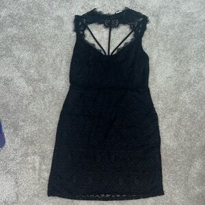 Fashion Nova Black Lace Dress